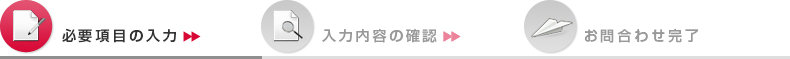 必要項目の入力